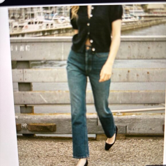 DOEN Sz 31 Diana Jean in Blue D'Hier Wash - New With Tags